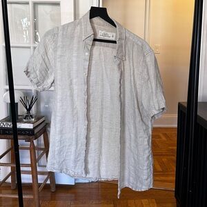 Abercrombie linen shirt size S
